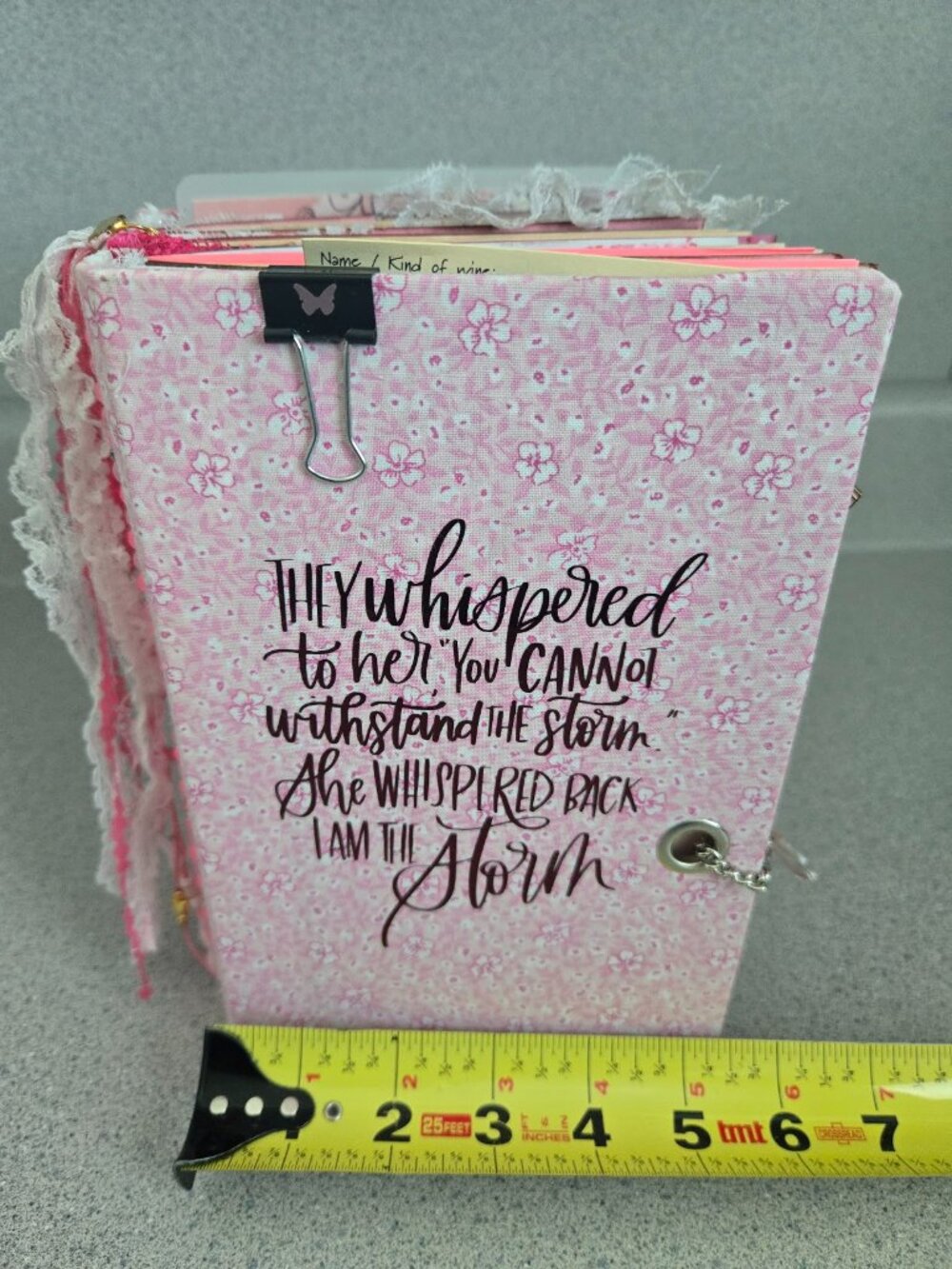 Breast Cancer Survivor Junk Journal  This one-of-a-kind, Handmade JUNK JOURNAL